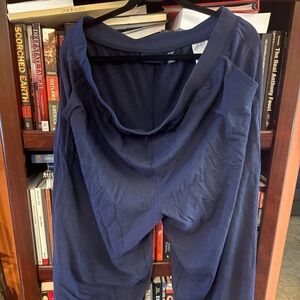 Denim&Co Beach Pants in Navy Blue